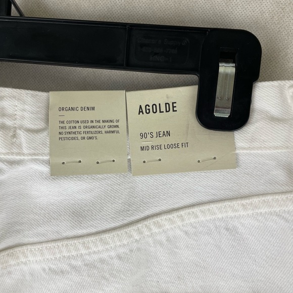NWT AGOLDE 90’s Jean Mid Length Loose Fit Size 28 - Picture 14 of 15